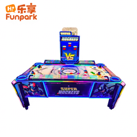 Máquina de Hockey de Aire Interactiva, Juego de Arcade Deportivo Comercial para Centros Comerciales y Zonas de Entretenimiento Infantil
