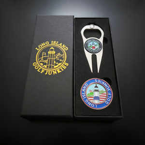 Tùy Chỉnh Kim Loại Golf Bóng Đánh Dấu Số Lượng Lớn Divot Công Cụ Kim Loại Poker Chip Đặt Tên Bóng Đánh Dấu Hộp - Product Image 5