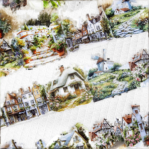 30 cái/gói Pet loạt phong cảnh cuốn sổ tay trang trí vật liệu dán ngôn ngữ loạt kỳ nghỉ trang trí gói Sticker - Product Image 2