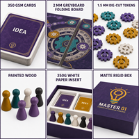 Jeu de société coopératif portable en carton personnalisé, jeu de quatre en ligne pliable pour la formation en classe et les ateliers