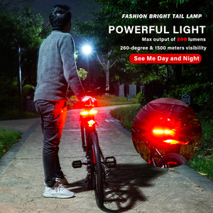 Feu arrière de vélo, clignotant LED, indicateur USB sans fil, télécommande, <span class=keywords><strong>VTT</strong></span>, vélo de route, clignotant de sécurité, <span class=keywords><strong>lampe</strong></span> d'avertissement - Product Image 5