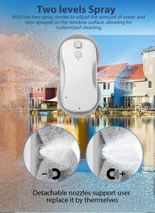 Limpiador <span class=keywords><strong>de</strong></span> ventanas robótico inteligente, limpiador <span class=keywords><strong>de</strong></span> vidrio, Robot aspirador controlado por aplicación para uso en el hogar, Hotel, exterior y coche - Product Image 3