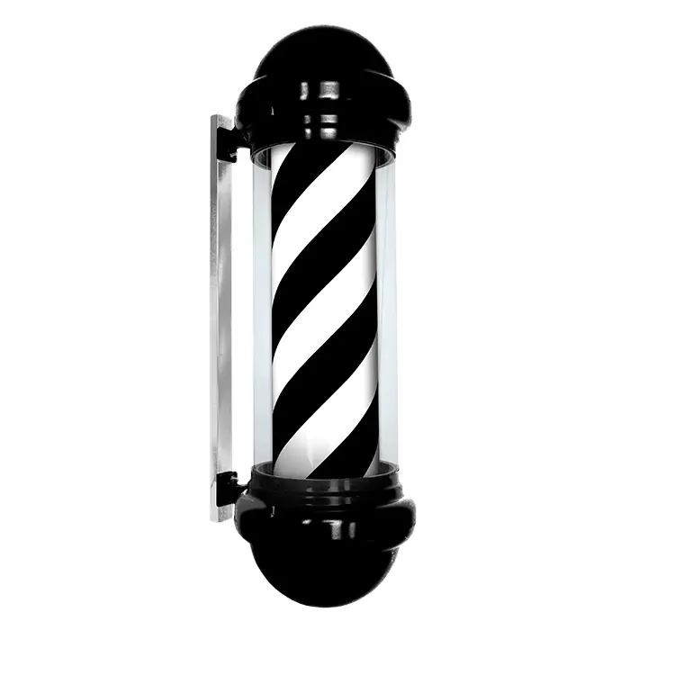 Fashion Lampu Gantung Salon, Tongkat Barber Berputar Luar Ruangan, Lampu LED Garis Salon