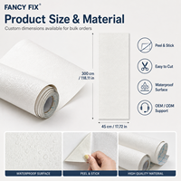 Rouleau de papier peint blanc imperméable
