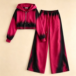 Conjunto Deportivo de 2 Piezas para Niñas, Personalizado OEM, en Poliéster y Algodón, Estilo Casual para el Día a Día, para la Escuela y el Juego - Product Image 3