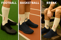 Qualité populaire profondément personnalisé chaussettes de football couleur unie automne tricoté sport professionnel athlétique genou chaussettes hautes