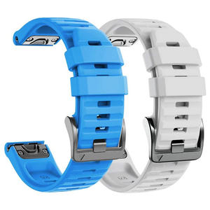 Lionorm impermeable deporte silicona 20mm 22mm 26mm correa de reloj intercambiable para Garmin Fenix6 6x7x5 <span class=keywords><strong>Smartwatch</strong></span> - Product Image 4