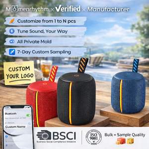 Mini Altoparlante <span class=keywords><strong>Bluetooth</strong></span> <span class=keywords><strong>Portatile</strong></span> Intelligente Impermeabile con Luce RGB per Esterni, Audio Ricco, Lunga Durata della Batteria, Personalizzabile, Audio Tascabile - Product Image 1