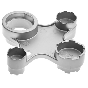 Clé d'assemblage d'aérateur universelle nickelée pour aérateurs de compost - Product Image 4