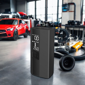 Pompe à Air Intelligente Préréglée Gonfleur à Pression des Pneus Arrêt Automatique <span class=keywords><strong>Batterie</strong></span> Rechargeable Voiture 12v portable Compresseur <span class=keywords><strong>de</strong></span> Pneu Gonfleur - Product Image 2