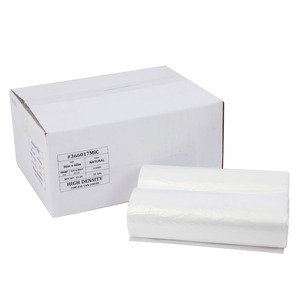 Bolsas de basura grandes de alta densidad en rollo Bolsa de basura reciclada Bolsas de basura de 50 galones - Product Image 2