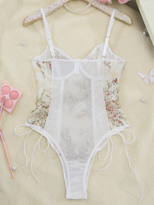 Сексуальное нижнее белье с вышивкой, Цельный боди для коррекции фигуры - Product Image 5