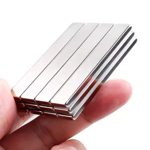 Magnet Neodymium N42 Blok Persegi Panjang Tipis Berperekat 3M Super Kuat