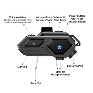 Casco de Motocicleta con <span class=keywords><strong>Bluetooth</strong></span> y Luz LED de Trabajo, Venta Directa al por Mayor, con Embalaje en Caja - Product Image 2