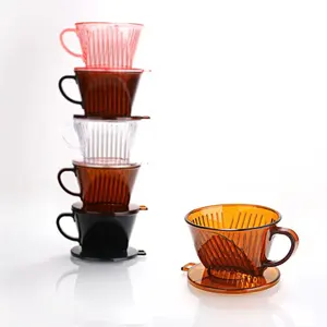 コーヒー醸造フィルターカップは、ポアオーバーコーヒー醸造方法を使用して最高の味のコーヒーのサービングを醸造するように設計されています