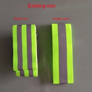 حزام عاكس عالي الوضوح من الفئة 2 وفقًا لمعيار En471، مصنوع من نسيج البوليستر المرن الفلوري، حزام أمان عاكس للخصر - Product Image 6