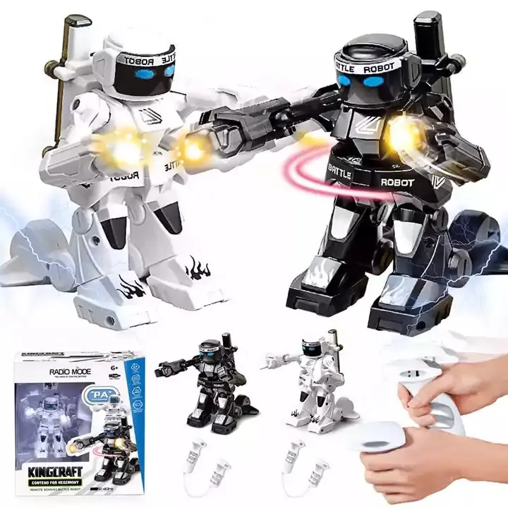 2023 Smart Interactive Dance Double Competition Black Fight Rc Smart Kids Gift RC Robot Toys