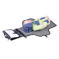 Tapis à langer portable imperméable pour bébé, nourrisson et tout-petit, sac de rangement multifonctionnel