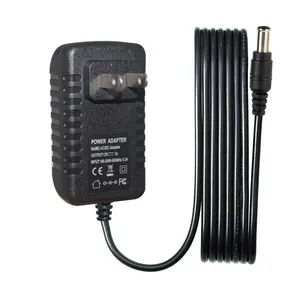 DC 12V 2A Power Supply Adapter Transformer 12V LED Driver Switching Power Supply for LED Strip Light 24W Max US Plug