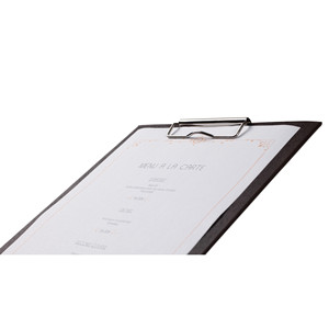 Portablocco in Legno Finitura Marrone Scuro Rettangolare Resistente per Uso Ristorante - Product Image 2