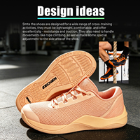 Chaussures d'entraînement CrossFit personnalisées OEM d'usine, antidérapantes, respirantes, en mesh, pour la musculation, la gym, hommes et femmes