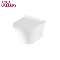Smartlctw003 — siège de toilette mural en céramique, double évier, qualité AAA, nouvel arrivage