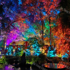 Projecteur LED programmable pour changer les couleurs des arbres et créer des scènes nocturnes dynamiques pour les événements en plein air - Product Image 2