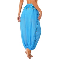 Stage femmes scène Performance porter Costume paillettes pantalon ample vêtements de danse formation vêtements de danse costume de danse du ventre