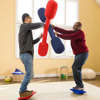 Jeu de joute gonflable, jeu de bâtons de combat, duel de gladiateurs, jeu sportif interactif pour événements et fêtes, équipement de jeu souple