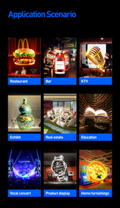 Coeus จอโฮโลแกรมสำหรับ3D 4ใบพัด768LED 65ซม. สำหรับ3D พัดลมโฮโลแกรมการแสดงป้ายดิจิตอลและการแสดง3D พัดลมโฮโลแกรม - Product Image 4