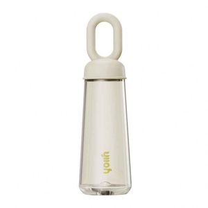 Yioh Petal-Shaped <b>Reusable</b> Water Bottle With Built-In Handle Bpa Free Plastic Travel Drinkware Unisex Cute Design - Product Image 2