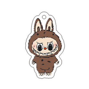China Factory Custom Make bedruckte Acryl Charms Cartoon Schlüssel bund - Product Image 3