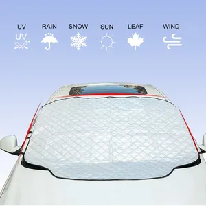 UV Protection Magnetic 4 Layers Windproof Car Cover Snow Proof Water Proof Snow Cover