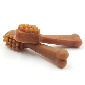 Rindfleisch-Geschmack Hundeleckerlis Knochenförmige Zahnbürste Kauknochen für Mundgesundheit Hundesnacks - Product Image 2