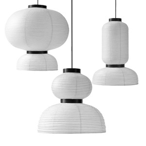 Lustre en papier Xuan de style chinois, luminaire suspendu Wabi Sabi pour salon, salle à manger, chambre à coucher, design moderne - Product Image 4