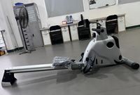 Rameur pliable multifonctionnel XINRUI pour la maison, équipement de gym, résistance magnétique interne de 5 kg, capacité de 150 kg, écran LED, durable, certifié CE