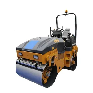 XMR403 Road Mini rullo vibrante rullo compressore a doppio tamburo da 4 tonnellate