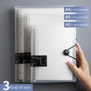 สมุดโน้ตแบบถอดได้ Cornell B5 ดีไซน์สวยงาม ปก PVC เหมาะเป็นของขวัญสำหรับนักเรียน นักศึกษาสอบเข้าปริญญาโท หนาเป็นพิเศษ มีเส้นบรรทัด - Product Image 2