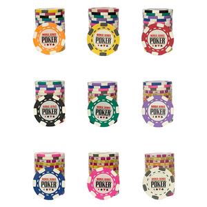 Nueva llegada profesional logotipo personalizado impresión alta calidad <span class=keywords><strong>Casino</strong></span> arcilla fichas de póquer barato juego de fichas de póquer - Product Image 3