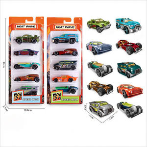 Nuovo 5 pezzi 1:64 Mini metallo pressofuso auto da corsa Set Unisex ruota libera in lega giocattolo in plastica modello scorrevole piccolo giocattolo pressofuso - Product Image 3