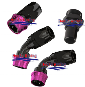 Прямой с логотипом под заказ, 45 градусов, 90 градусов, 180 градусов, AN4, AN6, AN8, 1/2, AN10, AN12, AN16, многоразовые шарнирные женские быстроразъемные фитинги - Product Image 3