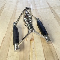 Poignée Double D de Rangée Assise Rotative Antidérapante en Caoutchouc de Haute Qualité pour Câbles de Gymnastique