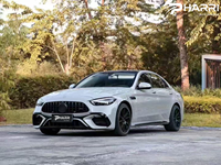 Kit carrosserie complet PHARRI pour Mercedes-Benz Classe C W205 (2015-2021) à convertir en W206 C63 AMG (2022-2025), pièces de conversion pour pare-chocs avant et arrière
