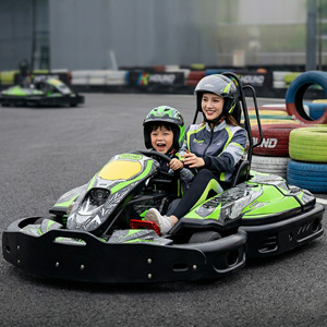 <span class=keywords><strong>Go</strong></span>-<span class=keywords><strong>Kart</strong></span> Elettrico Genitore-Figlio con Telecomando, Telaio in Acciaio Resistente, 48km/h, Uso Interno/Esterno per Bambini - Product Image 1