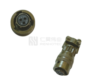 IP68 водонепроницаемый штык разъем круговой Электрический MIL-DTL-26482 штекер - Product Image 2