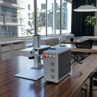 Système de marquage laser à fibre refroidi par air 60W/100W, trois pointeurs rouges, positionnement rapide et précis, prise en charge IA, haute précision BJJCZ DST