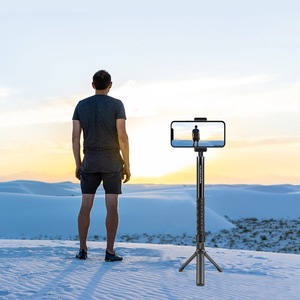 Sorriso Bán Hàng Trực Tiếp Sẵn Sàng 360 Độ Xoay Xử Lý Máy Tính Để Bàn Tripod Đứng Ảnh Tự Sướng Dính Monopod Xách Tay Cho Insta360 X3/X4 - Product Image 6