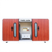 Toilettes mobiles de luxe écologiques en métal Jiaxin personnalisées pour parcs, chantiers de construction et attractions touristiques