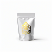 Sachet Doypack Transparent Givré Mat Refermable avec Fermeture Éclair, Résistant aux Enfants, pour Café 500g, Emballage Alimentaire, Vente en Gros
