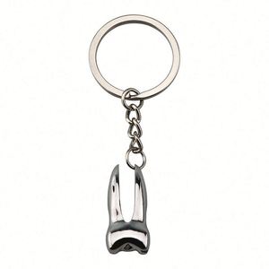 Creative Luxury Mini Dental Molar Tooth Shaped Aluminum <b>Keychain</b> Custom Made Promotional Gift with Bottle Opener Function - Product Image 2